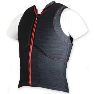 Ortema Ortho-Max Vest Protektoren-Weste schwarz rot