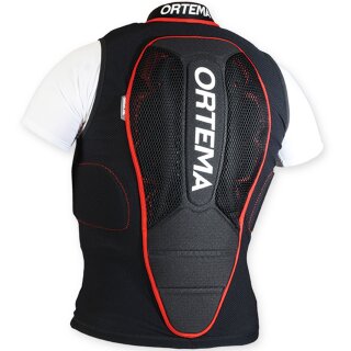 Ortema Ortho-Max Vest Protektoren-Weste schwarz rot