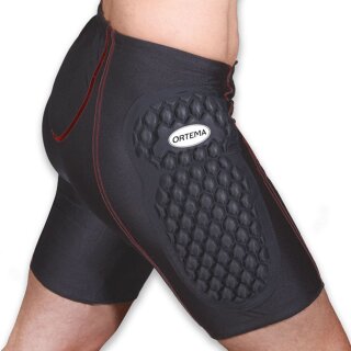 Ortema X-Pants Protektoren-Hose mit Sitzpolster schwarz