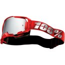 100% Armega Red Crossbrille verspiegelt Hiper Silver Mirror