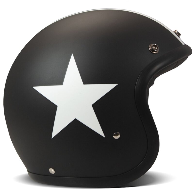 Helm Halbschalenhelm Matt-schwarz Geeignet für Cruiser Touring und Scooter 