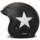 DMD Vintage Star Jethelm Black mattschwarz mattweiss