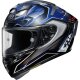 Shoei X-Spirit III Aerodyne Helm TC-2 blau schwarz silber