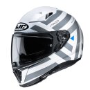 HJC i70 Watu Helm MC10 weiss grau blau