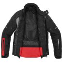 Spidi Traveler 3 Motorrad-Jacke Textil schwarz rot