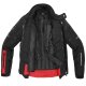 Spidi Traveler 3 Motorrad-Jacke Textil schwarz rot