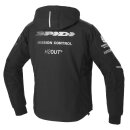 Spidi Hoodie Armor H2Out Motorrad-Hoodie schwarz weiss