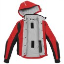 Spidi Hoodie Armor H2Out Motorrad-Hoodie rot