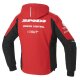 Spidi Hoodie Armor H2Out Motorrad-Hoodie rot