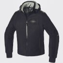 Spidi Hoodie Armor H2Out Motorrad-Hoodie schwarz grau