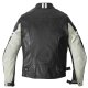 Spidi Vintage Motorrad-Jacke Leder schwarz hellgrau
