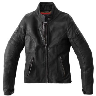 Spidi Vintage Lady Damen Motorrad-Jacke Leder schwarz
