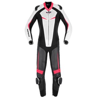 Spidi Track Lady Perf Pro Damen Kombi 1Pc schwarz rosa