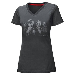 Held T-Shirt Be Heroic Damen mit V-Ausschnitt Face