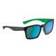 Held Sonnenbrille schwarz grün verspiegelt blau