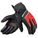 Revit Sand 4 Motorrad-Handschuh Enduro schwarz rot