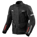 Revit Sand 4 Motorrad-Jacke Textil schwarz