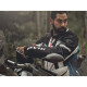 Revit Sand 4 Motorrad-Jacke Textil silber schwarz