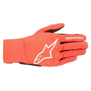 Alpinestars Reef Kinder-Handschuh neonrot weiss schwarz