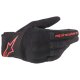 Alpinestars Copper Motorrad-Handschuh schwarz neonrot