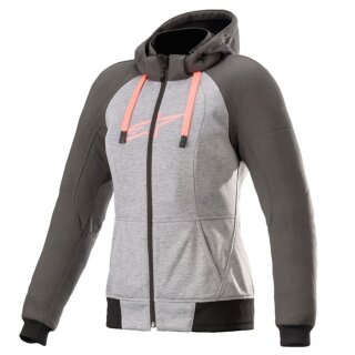 Alpinestars Stella Chrome Sport Damen Hoodie grau grau rosa