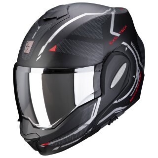 Scorpion Exo-Tech Square Klapphelm mattschwarz rot