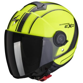 Scorpion Exo-City Scoot Jethelm neongelb schwarz