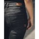 Rokker Rokkertech Mid Straight Damen Motorrad-Jeans schwarz