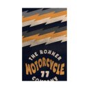 Rokker Tube Motorcycle 77 Halstuch orange blau weiss