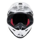 Alpinestars Supertech M8 Crosshelm Einfarbig weiss