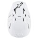 Alpinestars Supertech M8 Crosshelm Einfarbig weiss