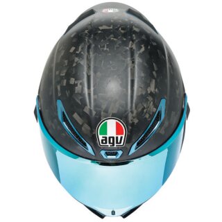 AGV Pista GP RR Futuro Helm carbon grau blau