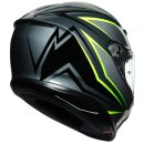 AGV K6 Flash Motorrad-Helm grau schwarz Lime