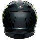 AGV K6 Flash Motorrad-Helm grau schwarz Lime