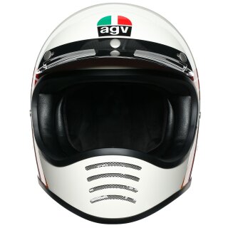 AGV X101 Dakar 87 Retro Helm weiss rot orange einkaufen
