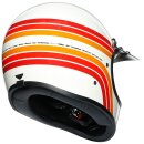 AGV X101 Dakar 87 Retro Crosshelm weiss rot orange