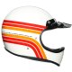 AGV X101 Dakar 87 Retro Crosshelm weiss rot orange