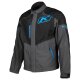 Klim Traverse Motorrad-Jacke Textil schwarz blau grau