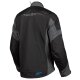 Klim Traverse Motorrad-Jacke Textil schwarz blau grau
