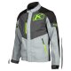 Klim Traverse Motorrad-Jacke Textil grau neongrün