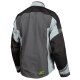 Klim Traverse Motorrad-Jacke Textil grau neongrün