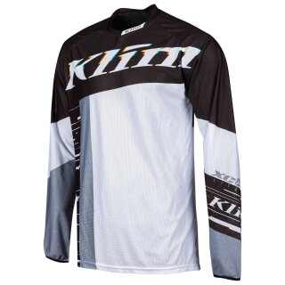 Klim XC Lite Motocross-Hemd schwarz weiss grau