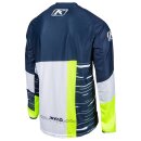 Klim XC Lite Motocross-Hemd blau weiss neongrün