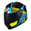 Suomy SR-Sport Attraction Helm hellblau neongelb schwarz