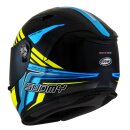 Suomy SR-Sport Attraction Helm hellblau neongelb schwarz