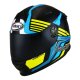 Suomy SR-Sport Attraction Helm hellblau neongelb schwarz