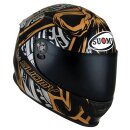 Suomy SR-Sport Crossbones Helm gold schwarz silber