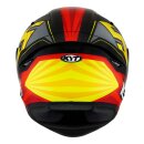 KYT TT Course Flux Helm grau rot gelb
