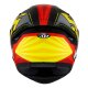 KYT TT Course Flux Helm grau rot gelb