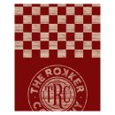 Rokker Tube Checker Board Red Halstuch rot